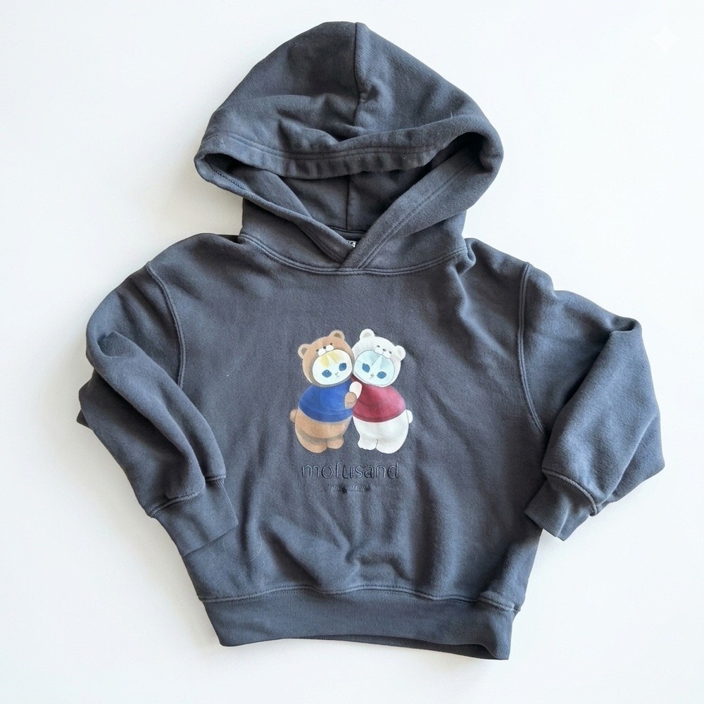 HTF  Mofusand Women Cat Hoodies Uniqlo Kid Size 5/6